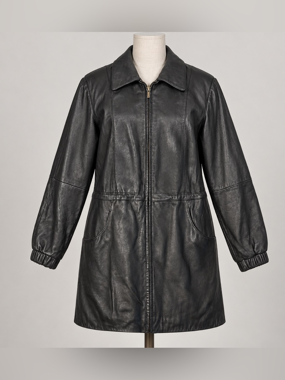 Preston & York Genuine Lambskin Leather Coat M
